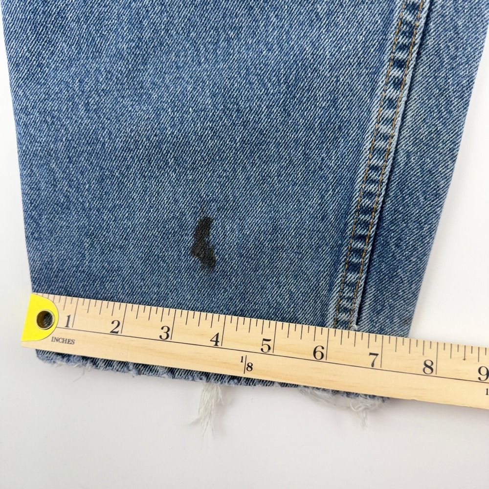 Vintage Levis 560 Orange Tab Jeans Mens 36x34 Blue Loose Fit Tapered USA Made - Picture 11 of 15